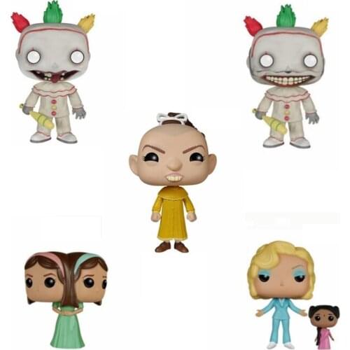 American Horror Story Twisty freak show PEPPER TATTLER TWISTY ELSA MARS & MA PETITE Vinyl Action Toys for gift