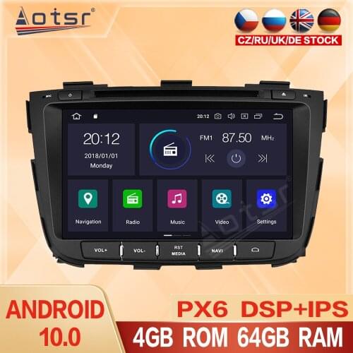 Android 10.0 64GB For Kia Sorento 2013-2015 Car Radio Multimedia Video Player Navigation GPS 2 din Car DVD Player Stereo Screen