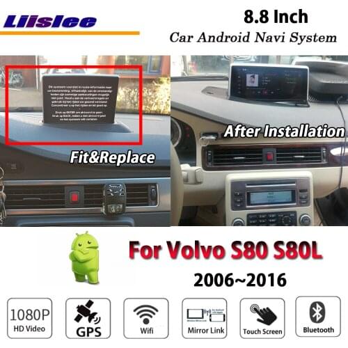 Car Android Multimedia For Volvo S80 S80L 2006~2016 Radio Video Stereo Mirror Link Wifi GPS Map Navi Navigation System