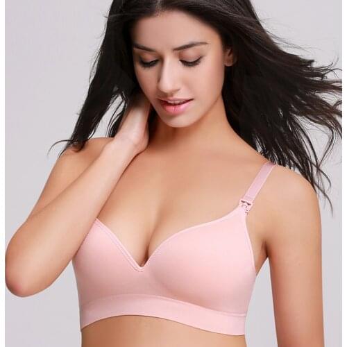 Breast Feeding Maternity Nursing Bra Purified Cotton Underwear For Pregnant Women soft underwire Breast-feeding bra