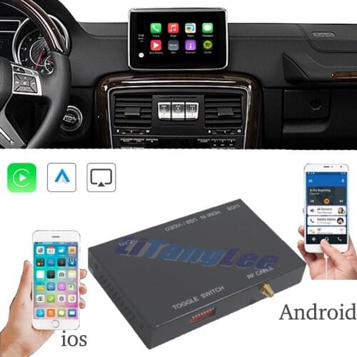 Car Camera Carplay Decoder Adapter Mirror Link Display Android Auto Play 360 BirdView For Mercedes Benz G MB W463 Comand APS NTG