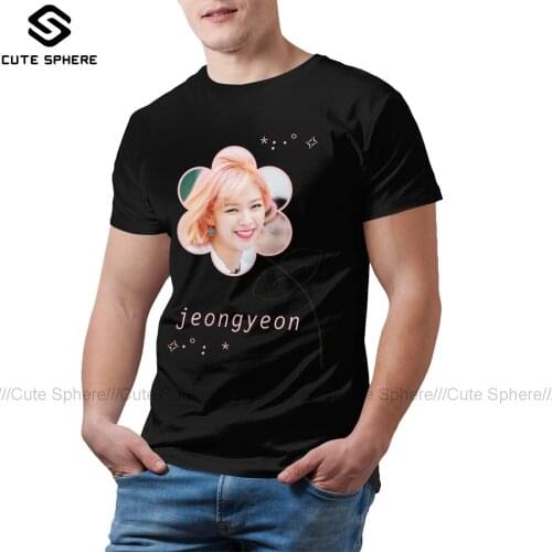 Twice Kpop T Shirt Jeongyeon Kpop Twice Cute T-Shirt Man Streetwear Tee Shirt Awesome Printed Tshirt