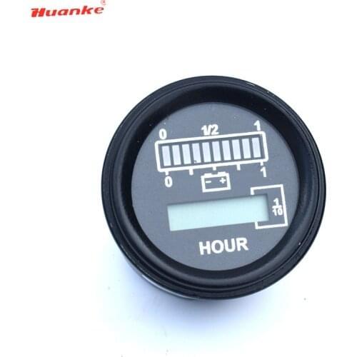 48v round shape 803R model battery indicator with hourmeter