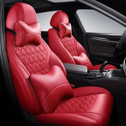 Custom Leather car seat cover For Renault Kadjar Koleos Megane II Laguna Latitude Fluence Scenic Captur Talisman car accessories