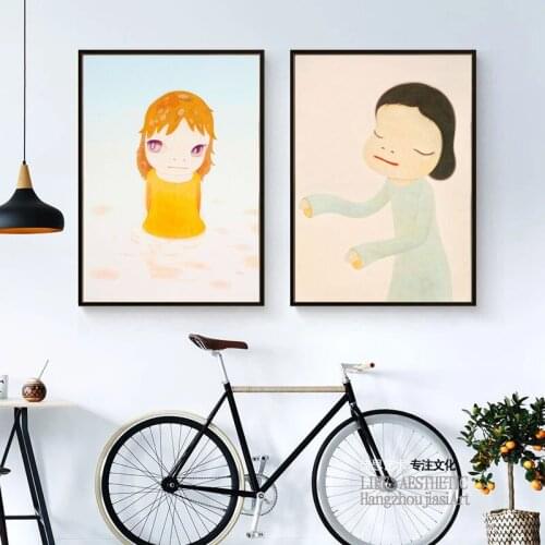 Sleepwalking Dolls Cartoon Canvas Art Painting Print Poster Picture Wall Desk Baby Girl Room Home Decor/decoration home01