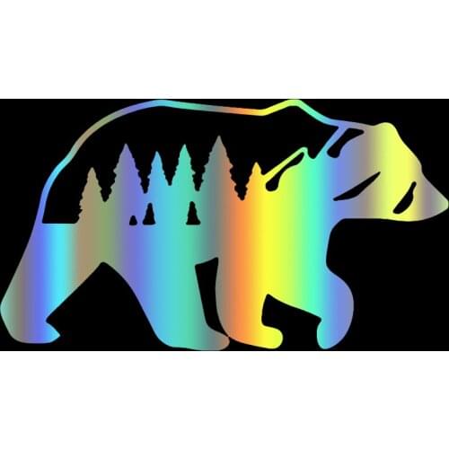 S50768# Various Sizes/Colors Car Stickers Vinyl Decal The Bear Motorcycle Decorative Accessories Laptop Helmet