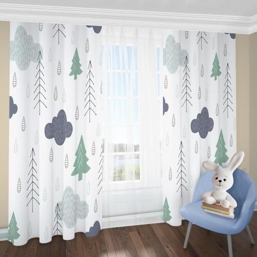 Bebişim Carpet Bebişim Squarehead Bİ151 Children 'S Room Backdrop Curtain