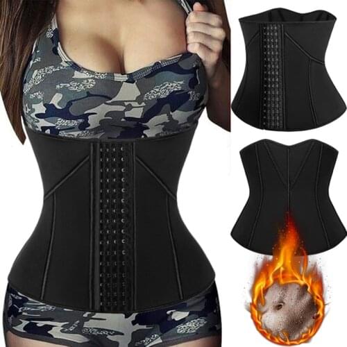 Neoprene Sauna Waist Trainer Corset Sweat Belt for Women Weight Loss Compression Trimmer Workout Fitness Faja Shapewear