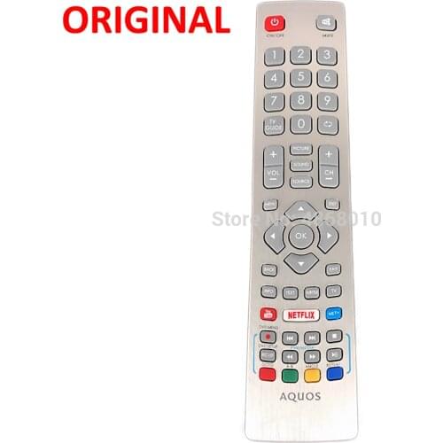 New Original TV Remote SHWRMC0115 For Sharp Aquos Smart LED TV IR Controle with Netflix Youtube 3D Button Fernbedienung