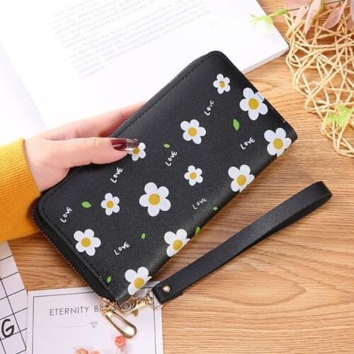Luxury Brand Women Purse Fashion Leather Women Zipper Long Wallet Clutch Bag Student Bank Card Holder Coin Purse For Female