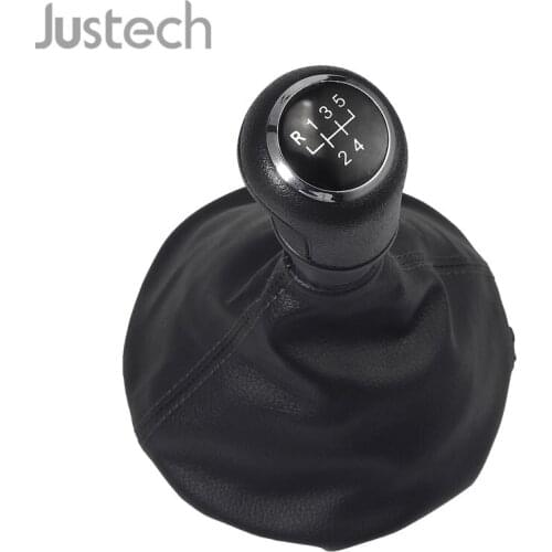Justech Shift boot Shift knob For VW T5 Transporter Box Bus with frame 5 speed Shift boot Shift knob