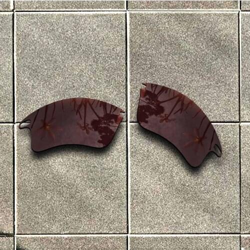 Bronze Brown Polarized Sunglasses Replacement Lens for-Oakley Fast Jacket XL Frame 100% UV Protection Good Fitness