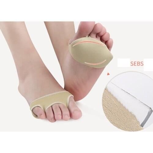 Fabric Gel Metatarsal Ball Of Foot Insoles Pads Cushions Forefoot Pain Support Front Foot Pad Feet Foot Care Tool Orthopedic Pad