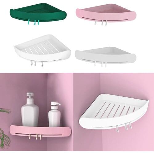 Bathroom Shelf Shower Shampoo Soap Triangle Rack Holder Cosmetic Organizer Storage Rack Corner Shower Shelf Bathroom Accessories