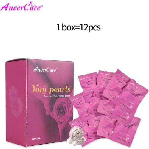 12Pcs Yoni Pearls Clean Point Feminine Vaginal Detox Pearl Hygiene Products Womb Care Yoni Detox Wholesale Beautiful Life Tampon