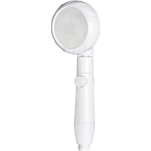 K1KA 3-speed Adjustment Handheld Shower Head Wall Water Sprinkle Head One-key Water Stop 4 Points Universal Interface