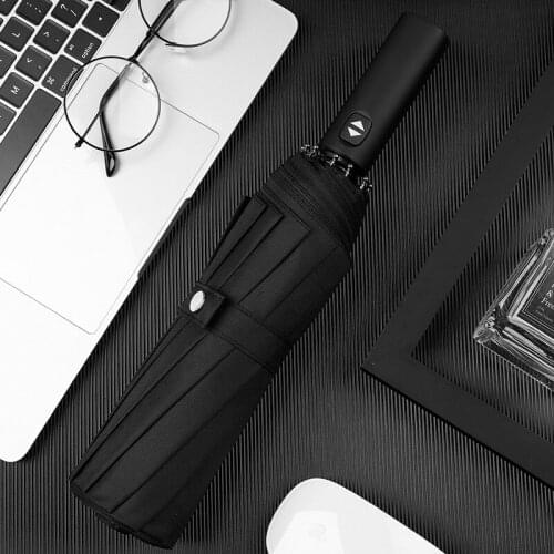 Wind Resistant Automatic Umbrella Rain Women Folding Umbrellas Male 12K Windproof Auto Big Umbrellas Men Strong Frame Paraguas