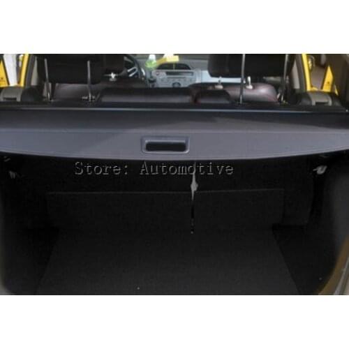 Car Rear Trunk Security Shield Cargo Cover For Honda FIT JAZZ 2014.2015.2016.2017 High Qualit Black Beige Auto Accessories