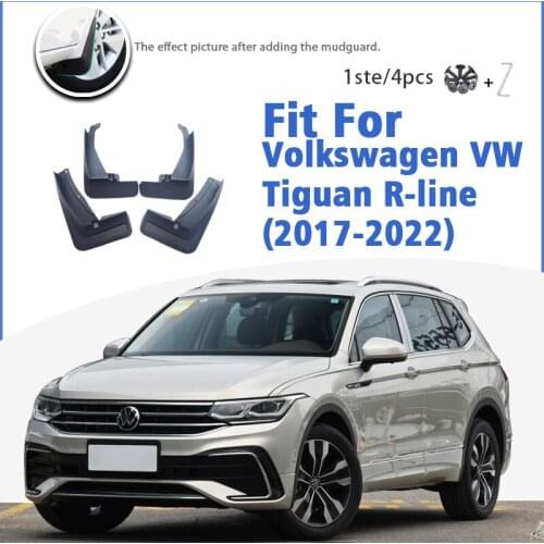 Mudguard For Volkswagen VW Tiguan R line 2017-2022 Front Rear Mudflaps Mudguards Accessories Auto Styline Splash Guard Fender