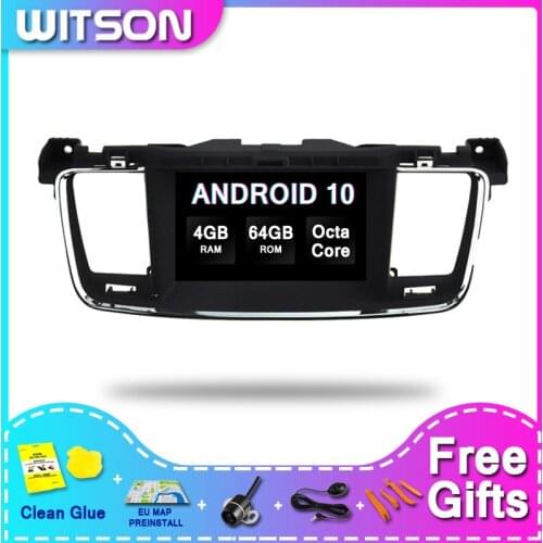 DE Stock ! WITSON Android 10.0 Car Audio System For PEUGEOT 508 PX5 Octa-Core 4+64GB