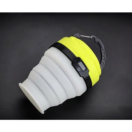 Travel LED Camping Lamp Lantern Solar Flashlight Folding Outages Emergency Lights for Outdoor Garage Night Hiking Patio Porch