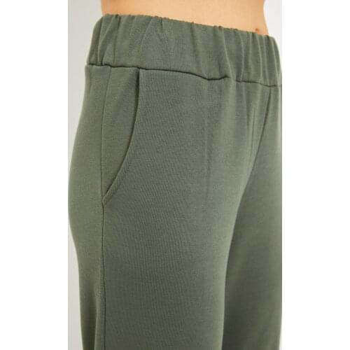 Trendyol Beli Elasticized Knit Sweatpants TWOSS20EA0046