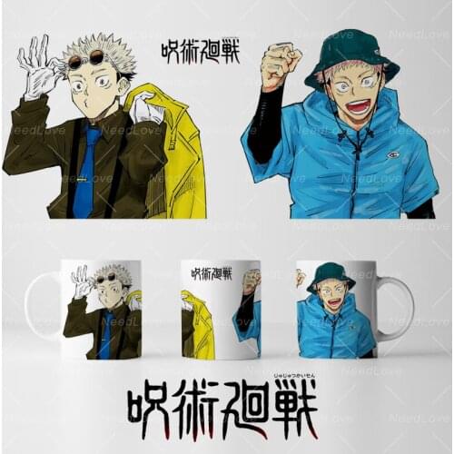 Jujitsu Kaisen Yuji Itadori Mug Ceramic Coffee Cup Surprice Gift for Boy Friend