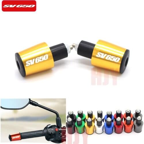 Motorcycle Accessories 7/8'' 22MM Handlebar Grips Handle Bar Cap End Plugs For Suzuki SV650 1999-2009