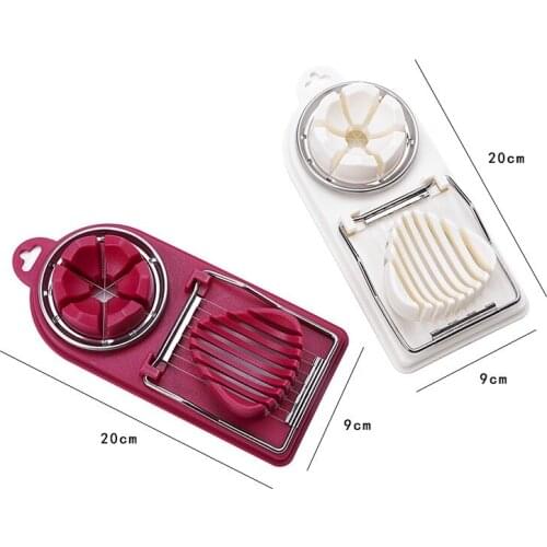 Multi-Functional Egg Cutter Fruit Vegetable Cutting Kitchen Accessories Slicing Gadget
