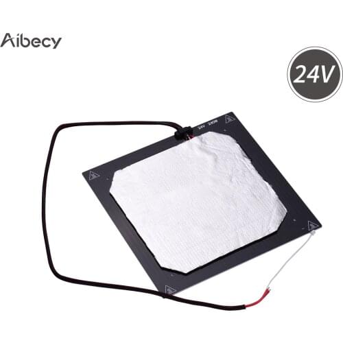 Aibecy 24V Heated Bed Hotbed Heating Platform Aluminum Plate 310*310mm with Hotbed Wire Insulation Connton for CR-10 3D Printer