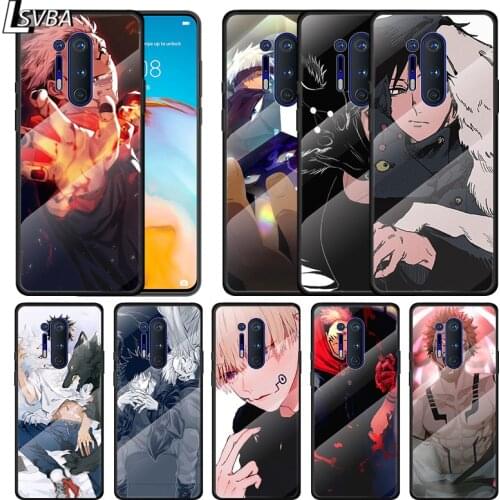Hot Anime Jujutsu Kaisen For Oneplus 9R 9 8T 8 Nord Z 7T 7 Pro 5G Tempered Glass Shell Phone Case Cover