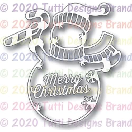 Christmas Snowman2021 Metal Cutting Dies for DIY Scrapbooking and Card Making Decor Embossing Craft No Stamp