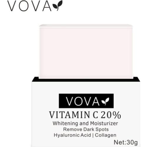 VOVA Vitamin C Whitening Freckle Removal Face Wash Soap Remove Melanin Color Patch Plaque Dark Spots Removal Brighten Pigment