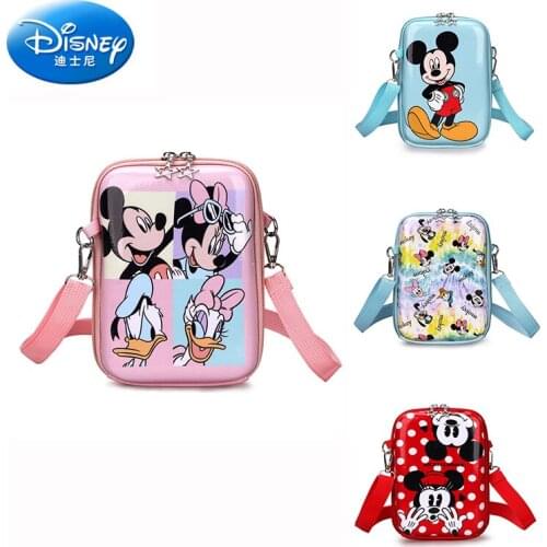 Disney Cute Cartoon Mickey Mouse Handbags Mickey Minnie Children Messenger Bag Baby Coin Purse Girl Small Bag Girl Crossbody Bag