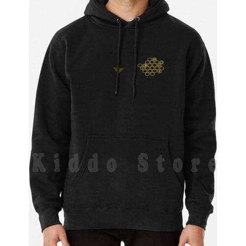 Honey Drop hoodie long sleeve Magik Blackandgold Moochild Faces Eternalwork Moon Sun Awakening