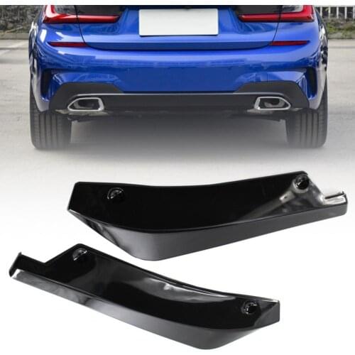 2Pcs Bumper Spoiler ABS Universal Car Accessories Body Kit Bumper Lip Diffuser Guard Deflector for Automobile Exterior Accessory