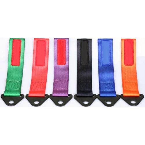 High Quality Nylon Hook Towel Rope Recovery High Strength Racing Car Racing Tow Strap with Metal Bracket