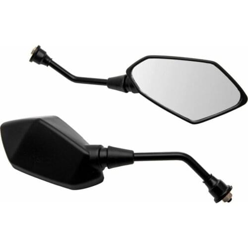 2Pcs Motorcycle Rear View Mirror 8MM Handlebar End Rearview Mirror Back Side View for Motorcycle Bike Scooter