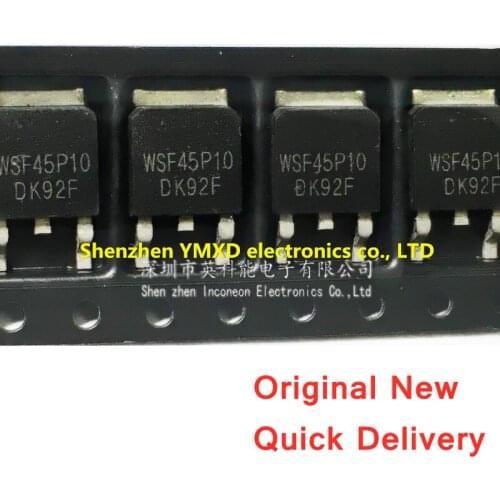 10Pcs/Lot New WSF45P10 TO-252 MOSFET Field Effect Transistor P Channel -100V -40A