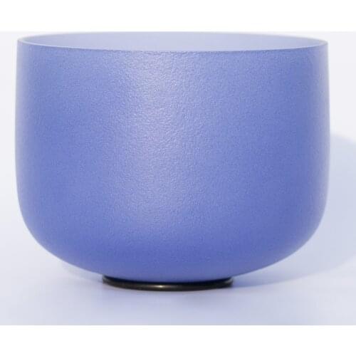 10 Inch A Third eye Chakra 440hz 432hz Indigo - Chakra Quartz Crystal Singing Bowl Meditation Healing