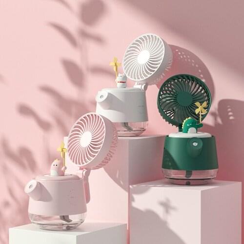 KETTLE HUMIDIFER FAN MOER BEAUTIFUL WITH NIGHT LIGHT PHONE HOLDER