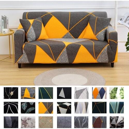 1/2/3/4seats Living Room L Shape Sofa Cover Elastic Spandex Slipcovers Corner Couch Cover Sofa Protectors Washable Dustproof