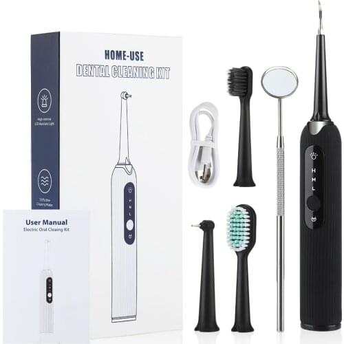 Electric Ultrasonic Vibration Electric Tooth Calculus Remover Sonic Dental Scaler High Frequency Vibration Tooth Stains