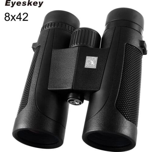 Eyeskey Binoculars 8x42 Waterproof Hiking Telescope Bak4 Prism with Neck Strap for Camping Binoculars Professional Wholesale