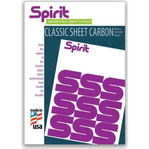 SPIRIT Classic Sheet Carbon Transfer Paper original classic hot and carbon transfer tattoo paper hand-painted tattoo paper