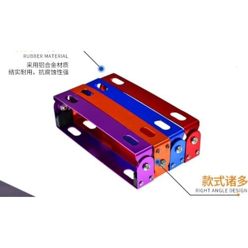 Adjustable angle license plate bracket and frame license plate bracket of aluminum motorcycle license plate for HONDA CBF600