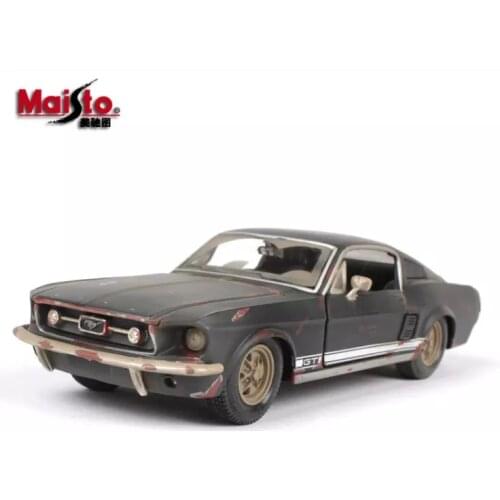1:24 car model Meritor diagram makes old version Ford Mustang GT alloy car model simulation car presents childrens birthday