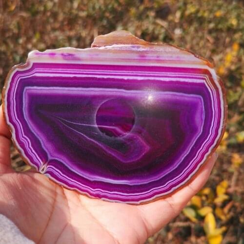Natural agate crystal cave specimen quartz healing