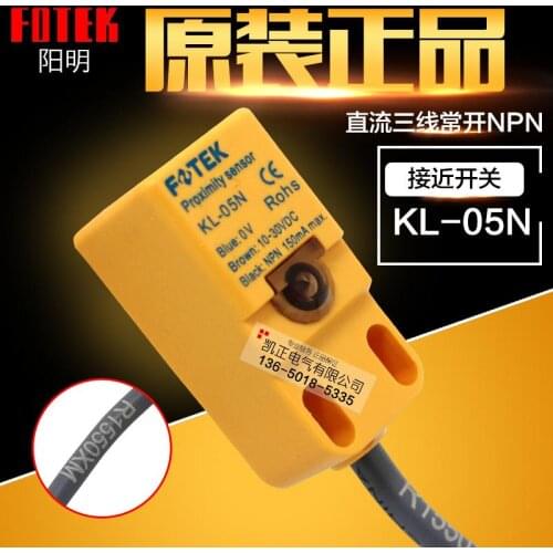New Original Authentic FOTEK Proximity Switch KL-05N NPN NO