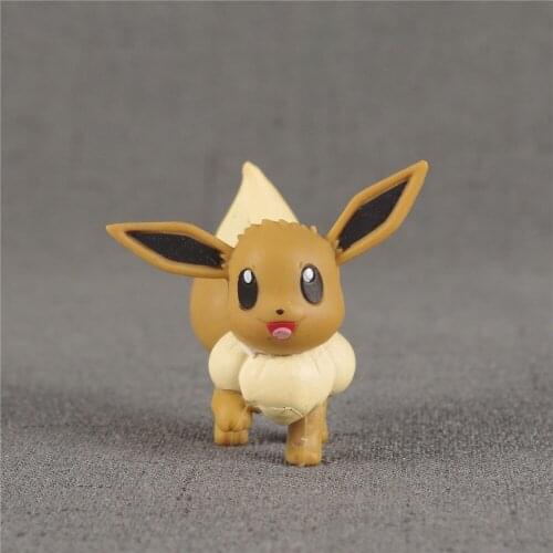 TAKARA TOMY Genuine Pokemon Action Figure Pictorial Book 133 EEVEE MC Elf Model Doll Collect Souvenirs Toy Gifts